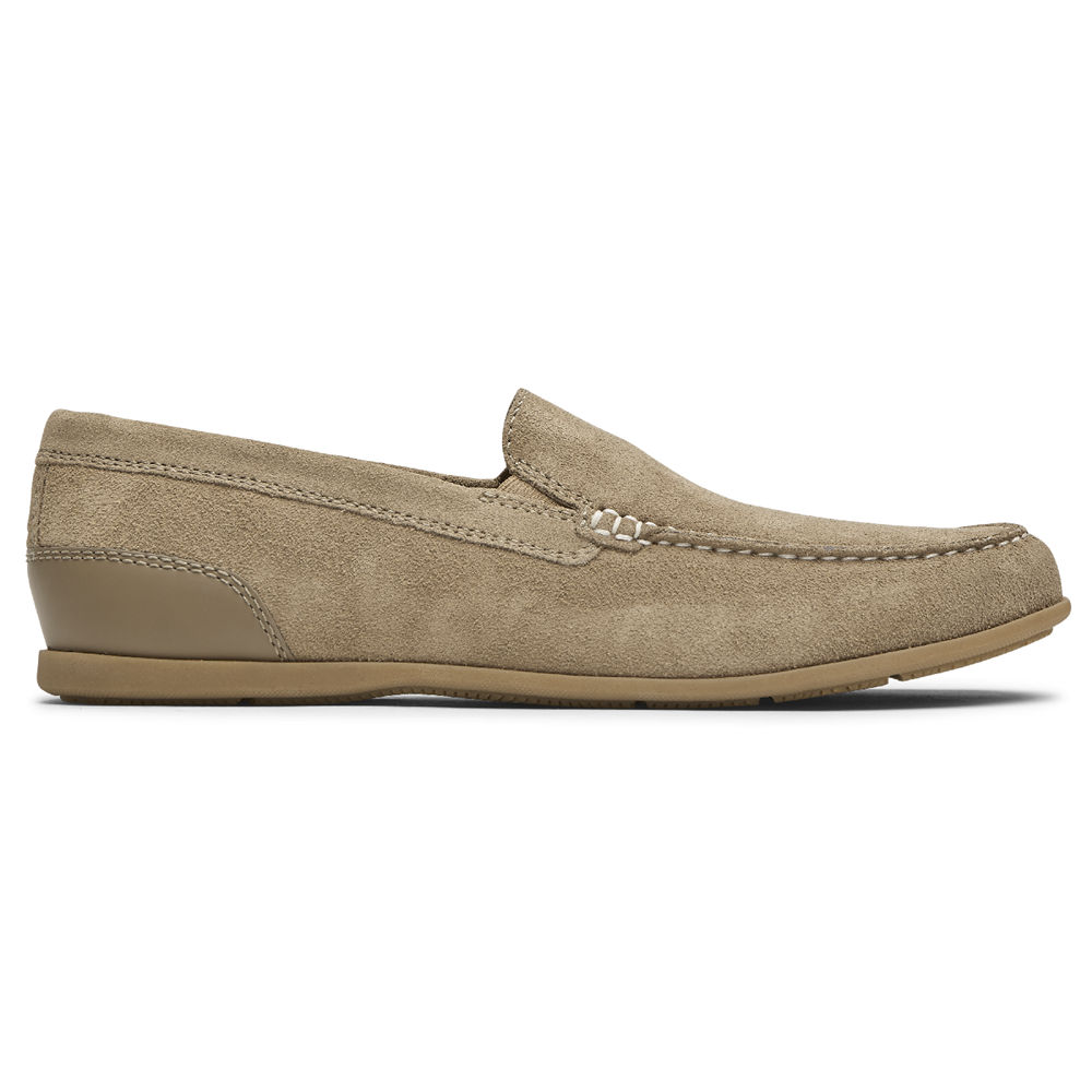 Slip-Ons Rockport Hombre Mexico - Malcom Venetian Verde Oliva - UWIXK3065